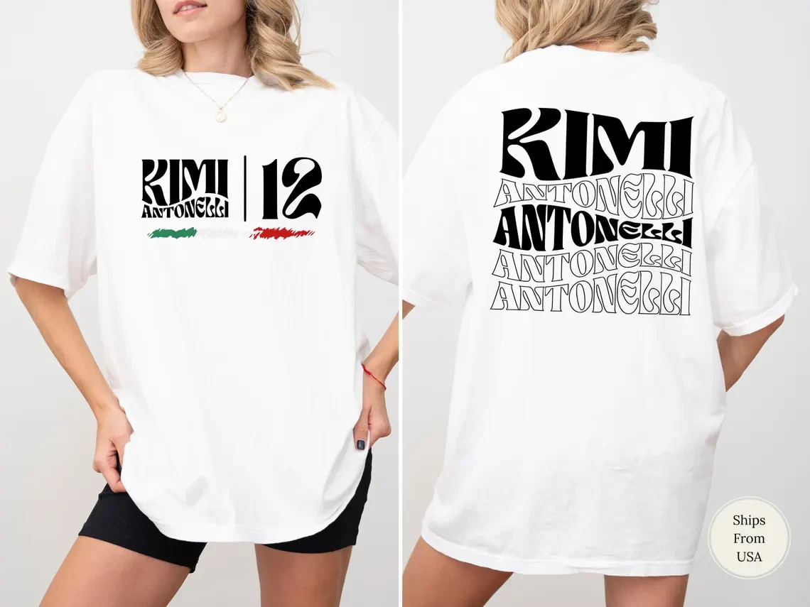 Kimi Antonelli Vintage Formula One , Grand Prix Motorsport Antonelli Fan Look