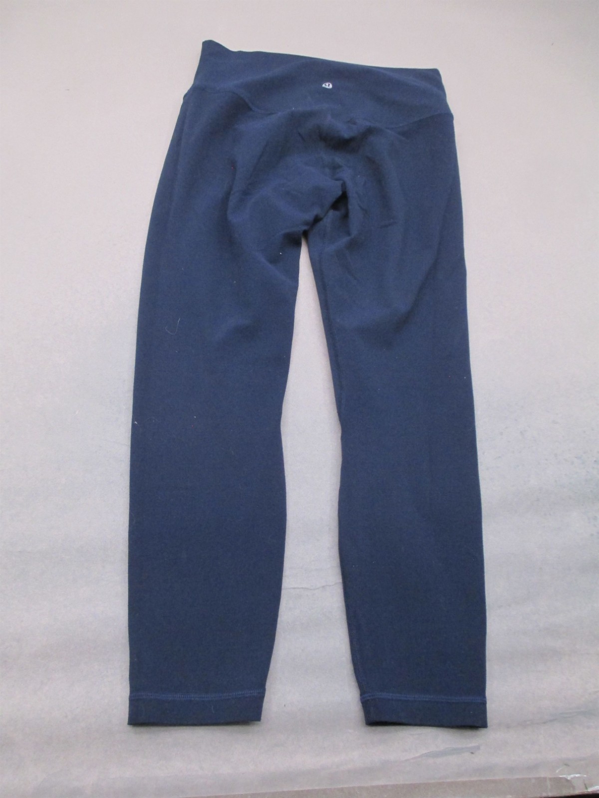 Lululemon Size 8 Women Blue Compression Pull On Athletic Cropped Leggings 488