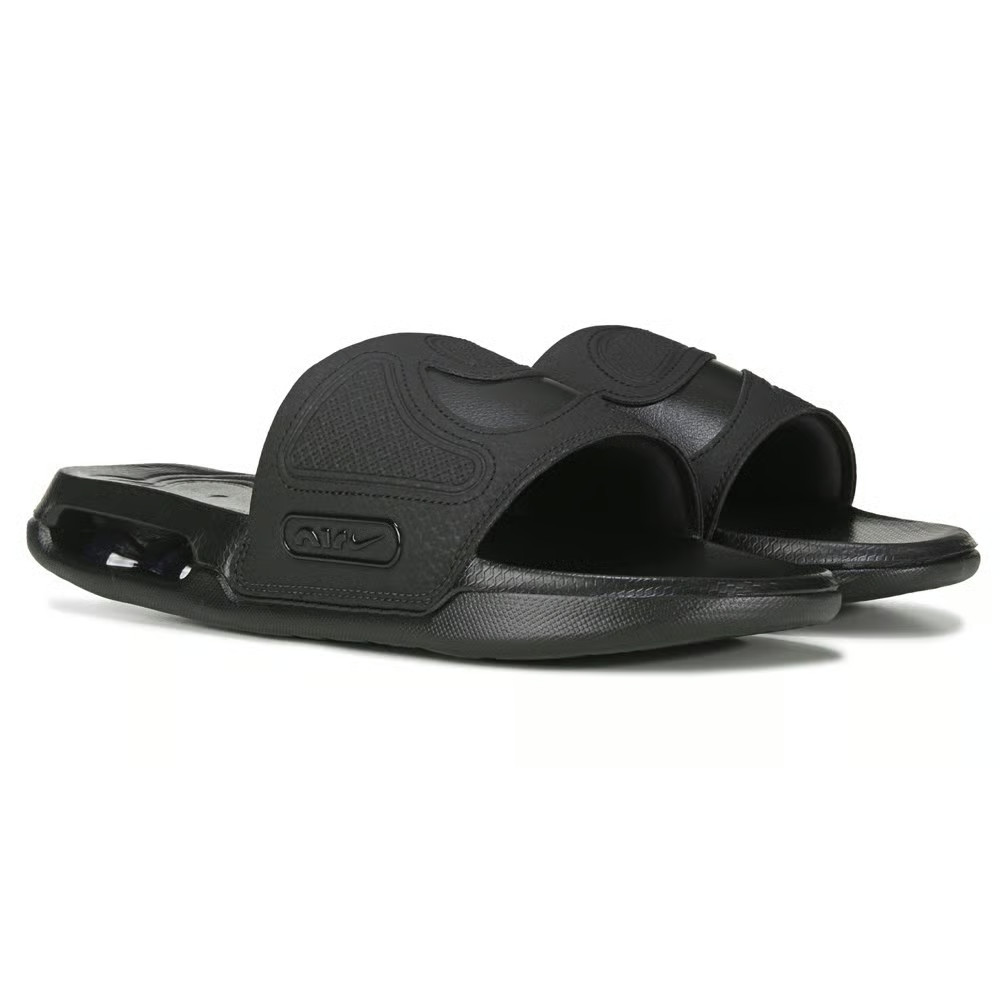 BRAND NEW Nike Men’s Air Max Cirro Slide Sandal Triple Black Comfort Slides