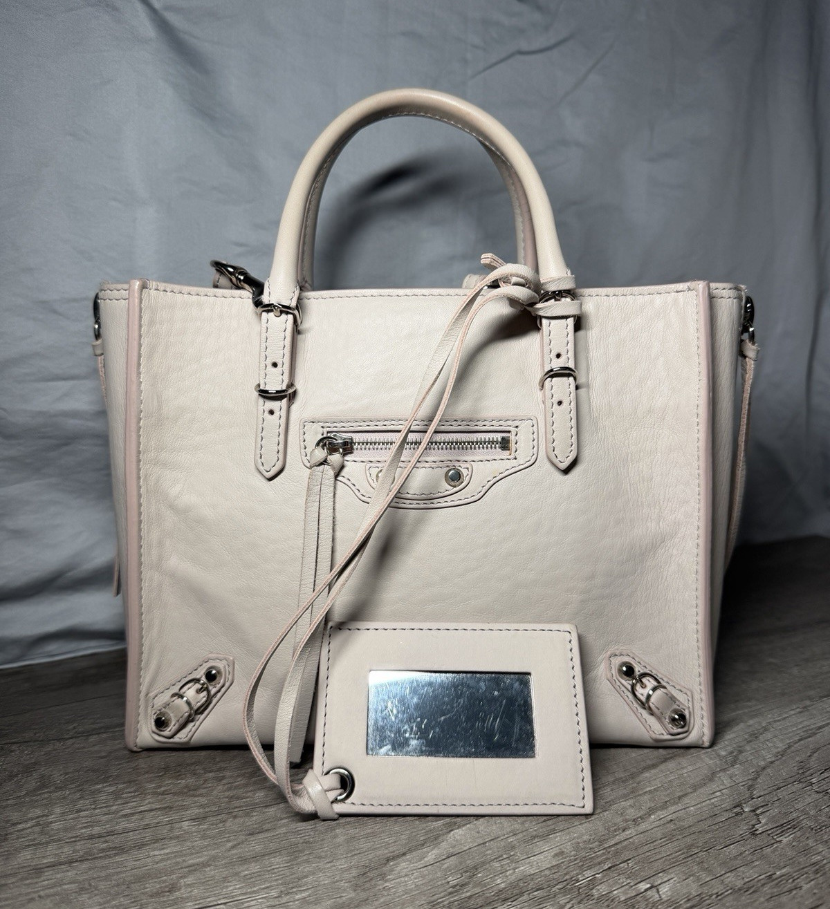 Balenciaga Papier 2way Handbag Soft Pink