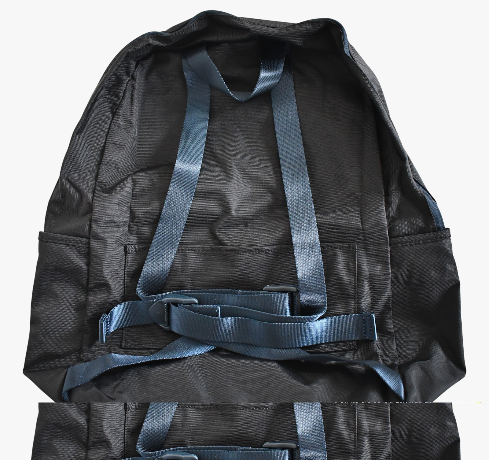 NEW TUMI Voyageur Black/Navy Nylon PACKABLE BACKPACK 17″x12.75″