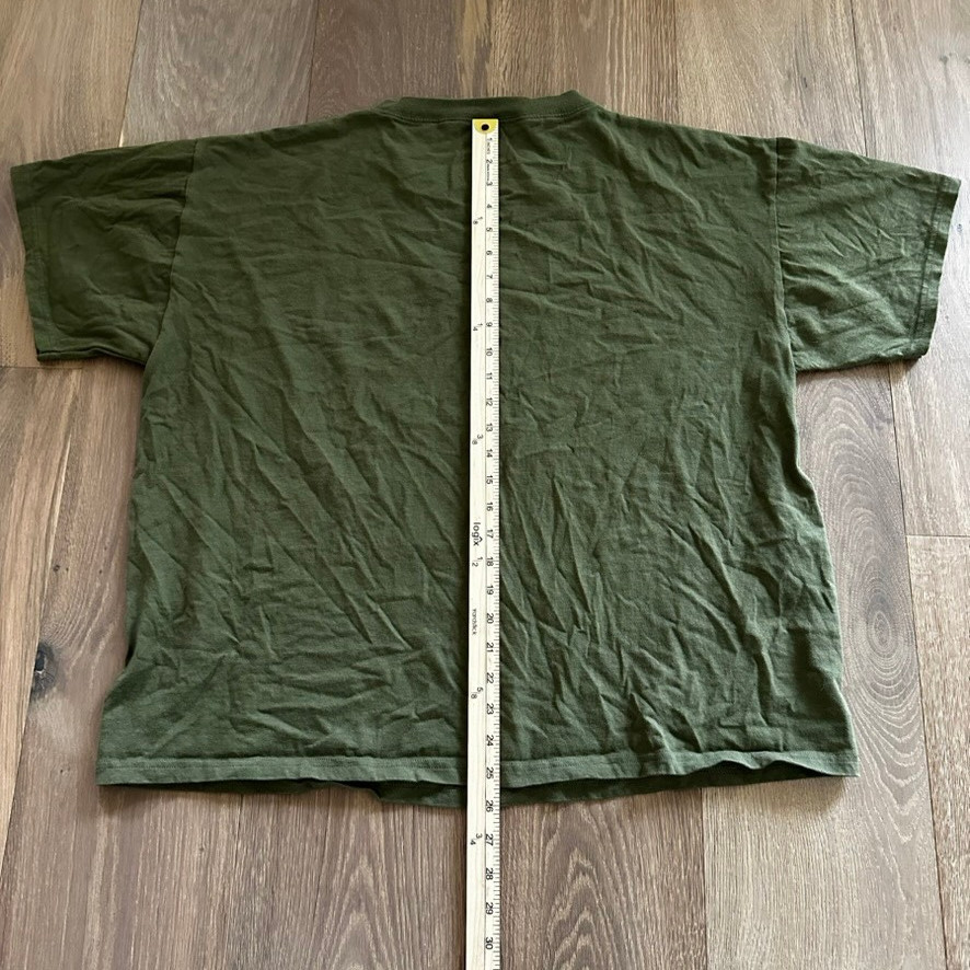 VTG 80s 90s Duke Athletic Military Single Stitch T Shirt XL Paper Thin USA Made