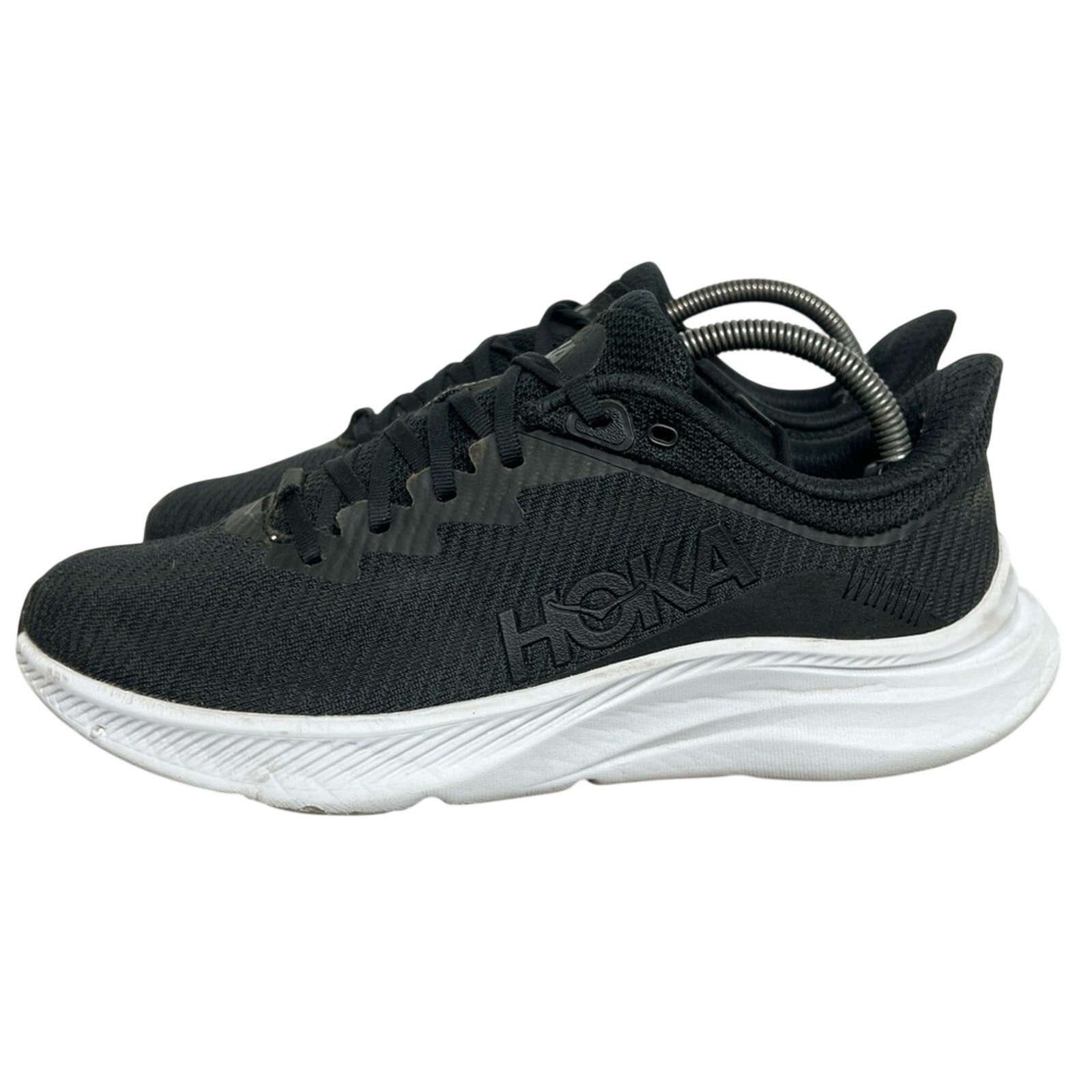 Hoka One One Solimar Shoes Mens 9 Black White Running Athletic Sneakers