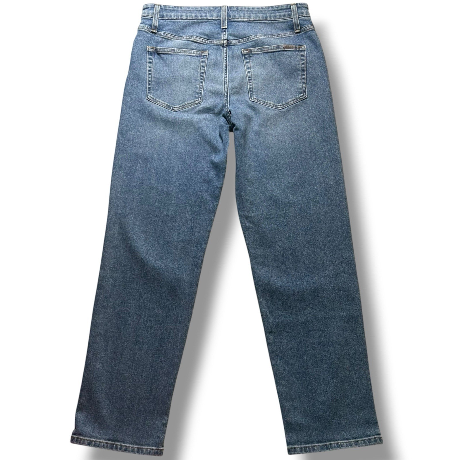 Joe’s Jeans Lara Faux Patchwork High Waist Straight Ankle Jeans Size 10 Boho Y2K