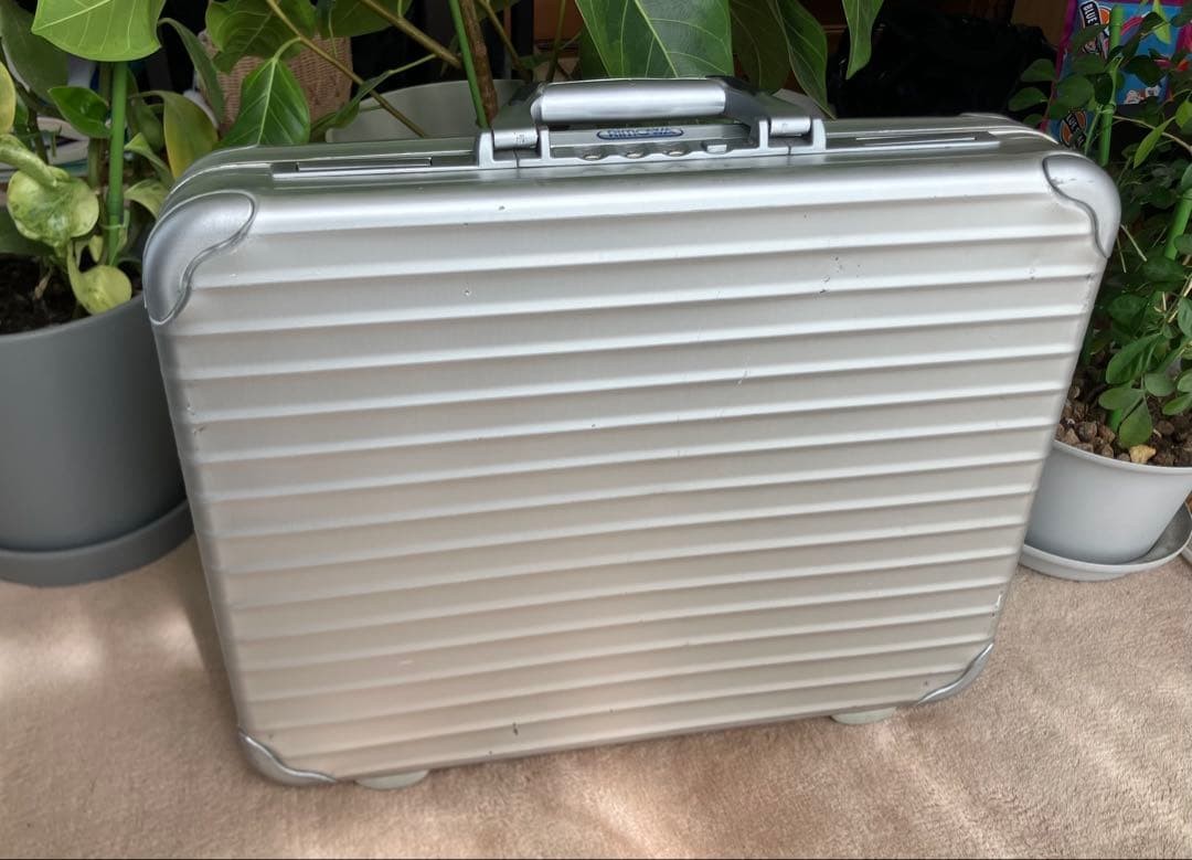 Vintage, rare RIMOWA silver attaché case