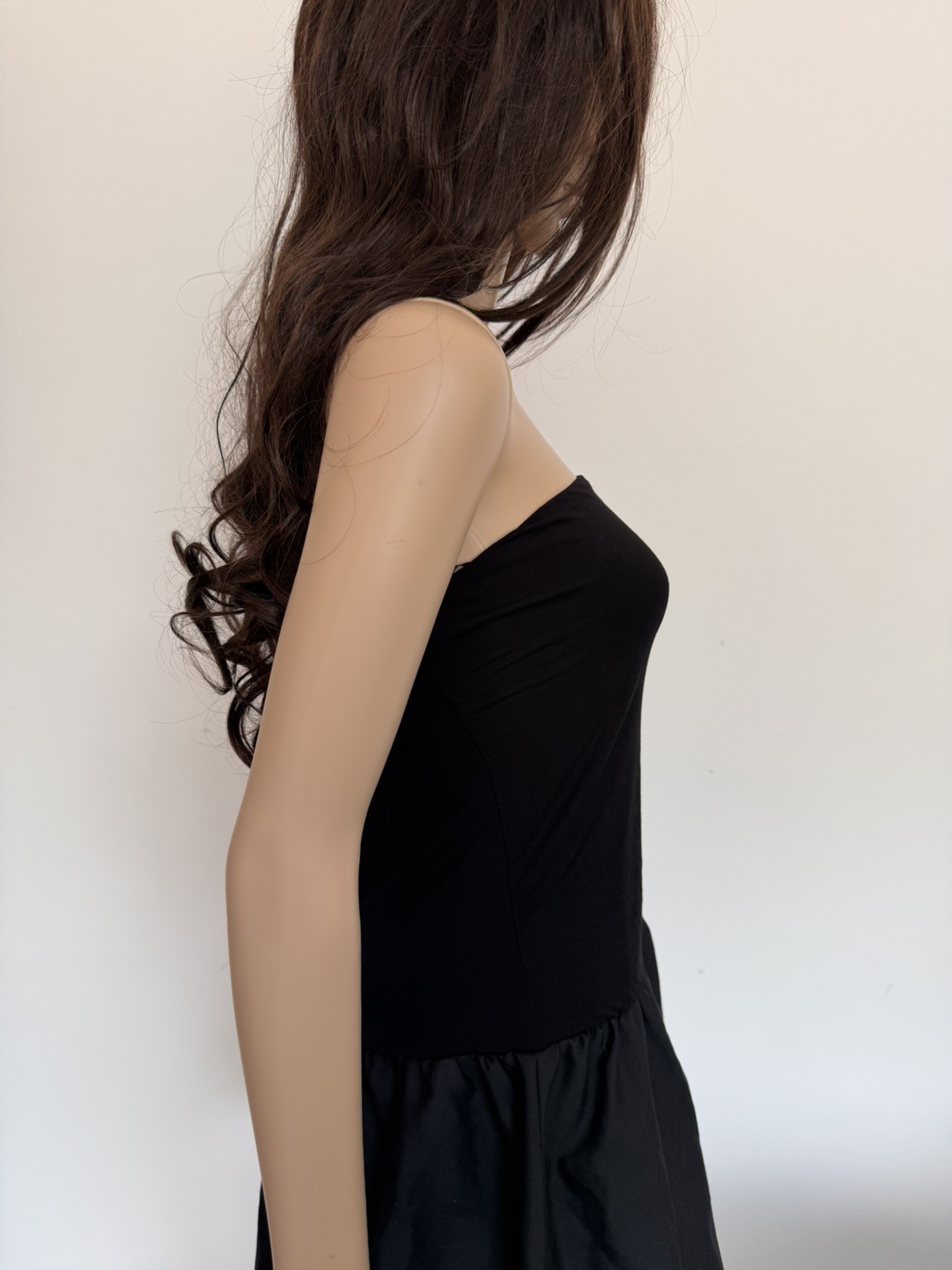 Urban Outfitters Kimchi Blue Bandeau Bubble Mini Dress – Black Size XL RRP: £29