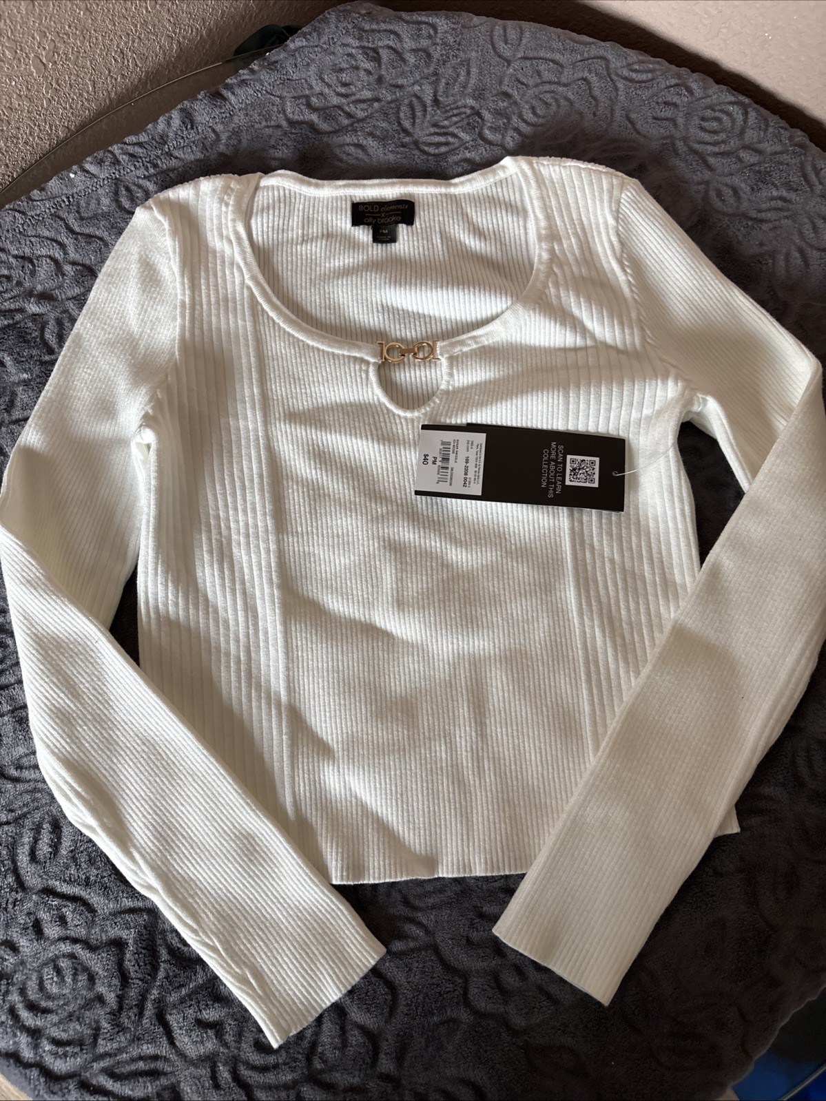 Bold Elements Sweater Blouse Sz. PM
