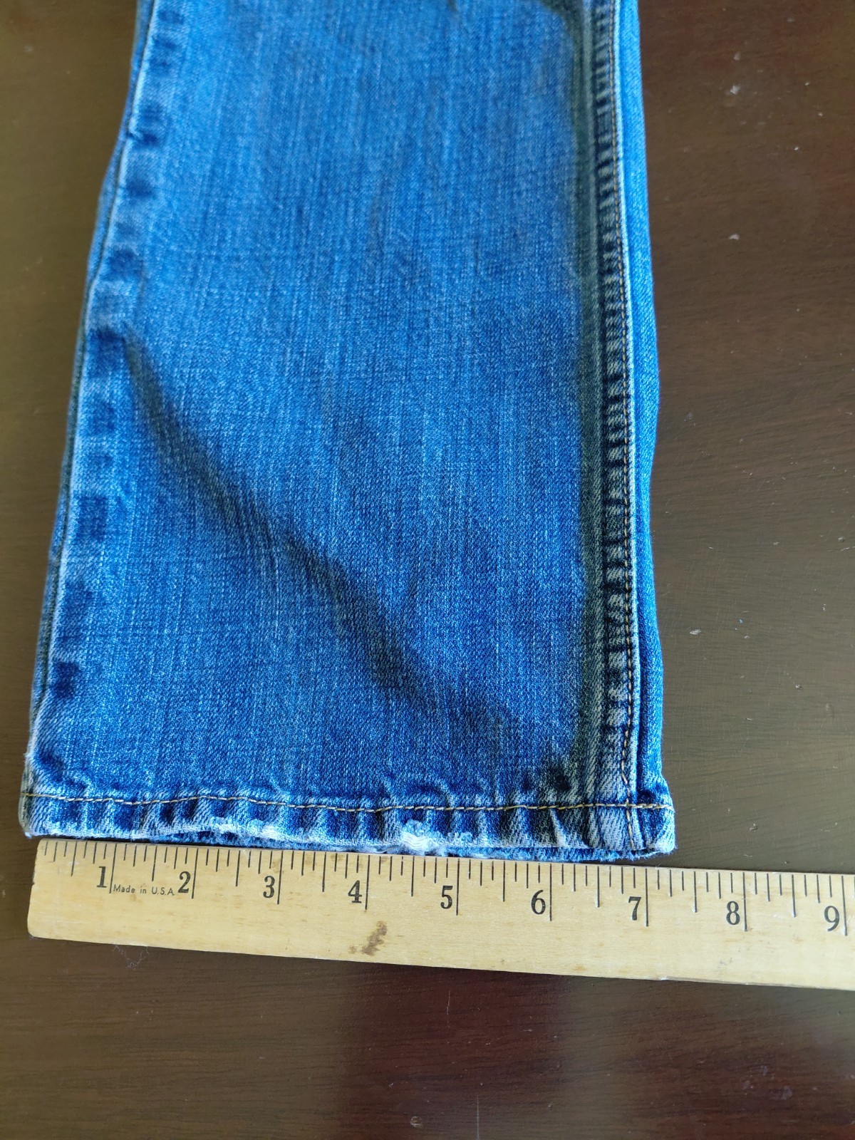 American Eagle Outfitters Jeans Original Straight Mens Size 30×34 Blue Low Rise