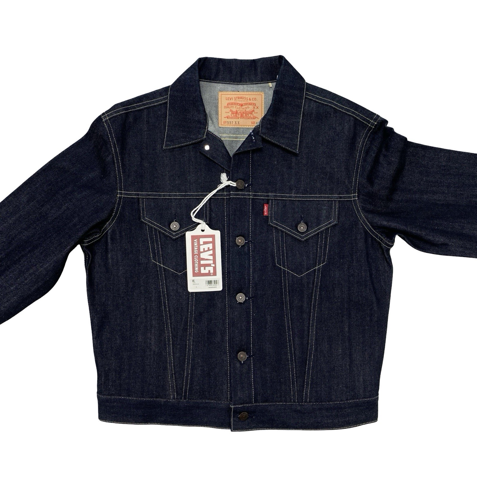 Levi’s Vintage Clothing 1961 557 Trucker Jacket Size L Made in Japan LVC