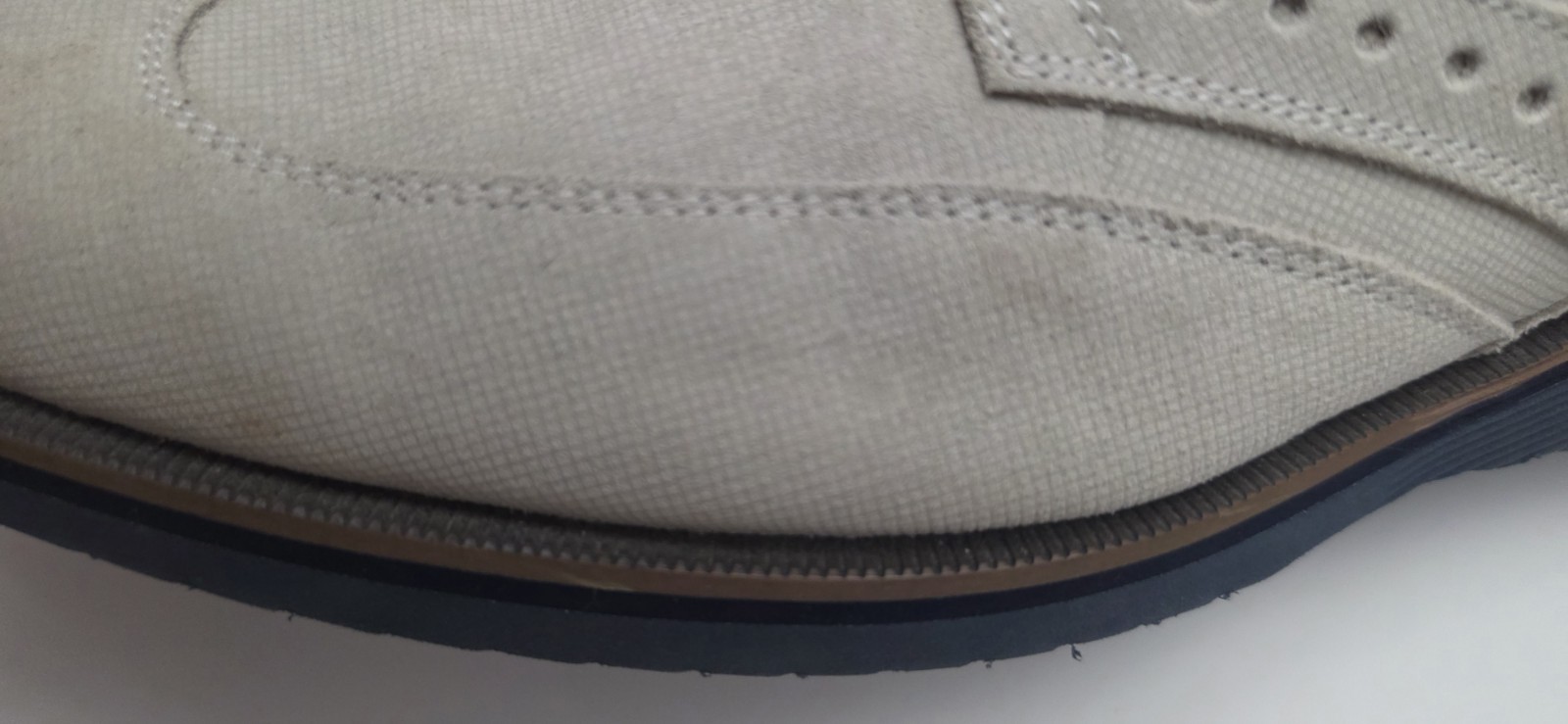 Stacy Adams Men’s Beige Leather Oxford Dress Shoes Lace-Up Almond Toe 10.5