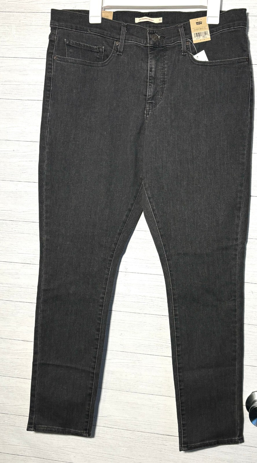 Levis Jeans Women 16 Short 33Wx30L Black Bloom 311 Shaping Skinny Mid Slimming