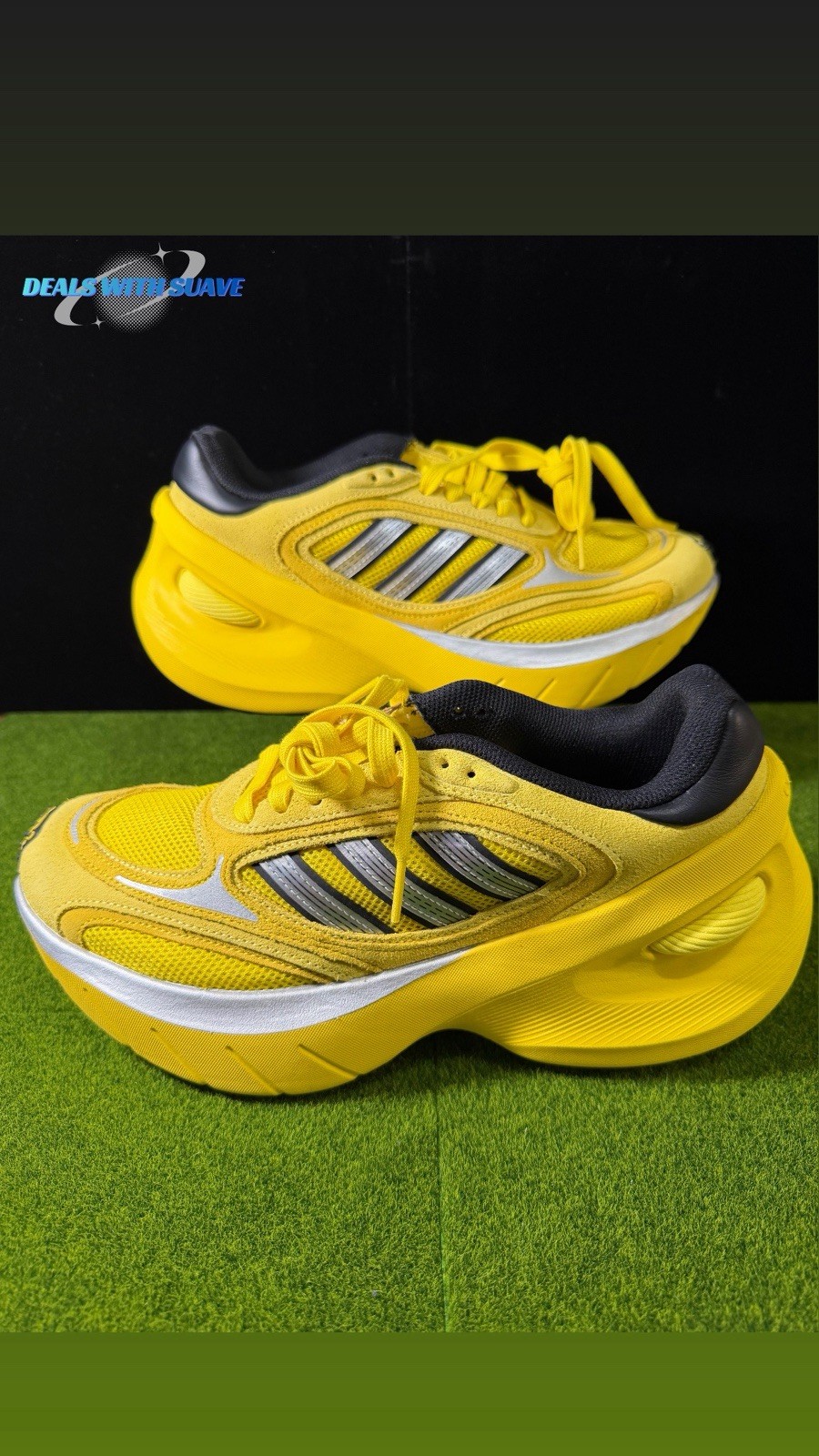 Adidas Adizero Goukana Light Yellow Men’s Sneakers JP7177 – Size 10
