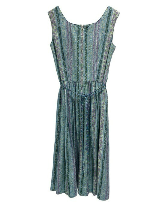 Vintage Serbin of Florida Muriel Ryan Fit & Flare Sleeveless Floral Dress