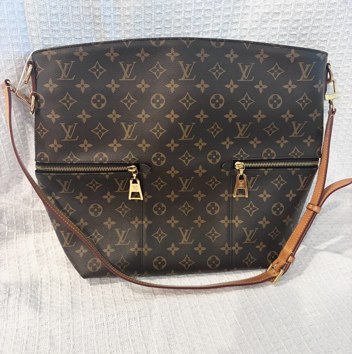 Louis Vuitton Melie Monogram Large Shoulder Bag Detachable Strap 100% Authentic