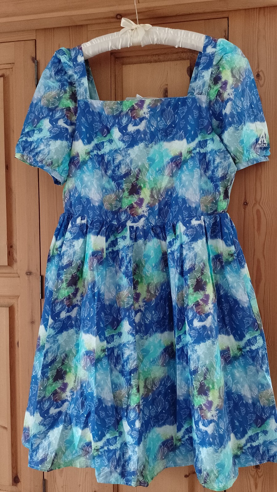 BNWT DISNEY STORE AVATAR GLAZED COTTON DRESS – LINED – XL / 18-20.