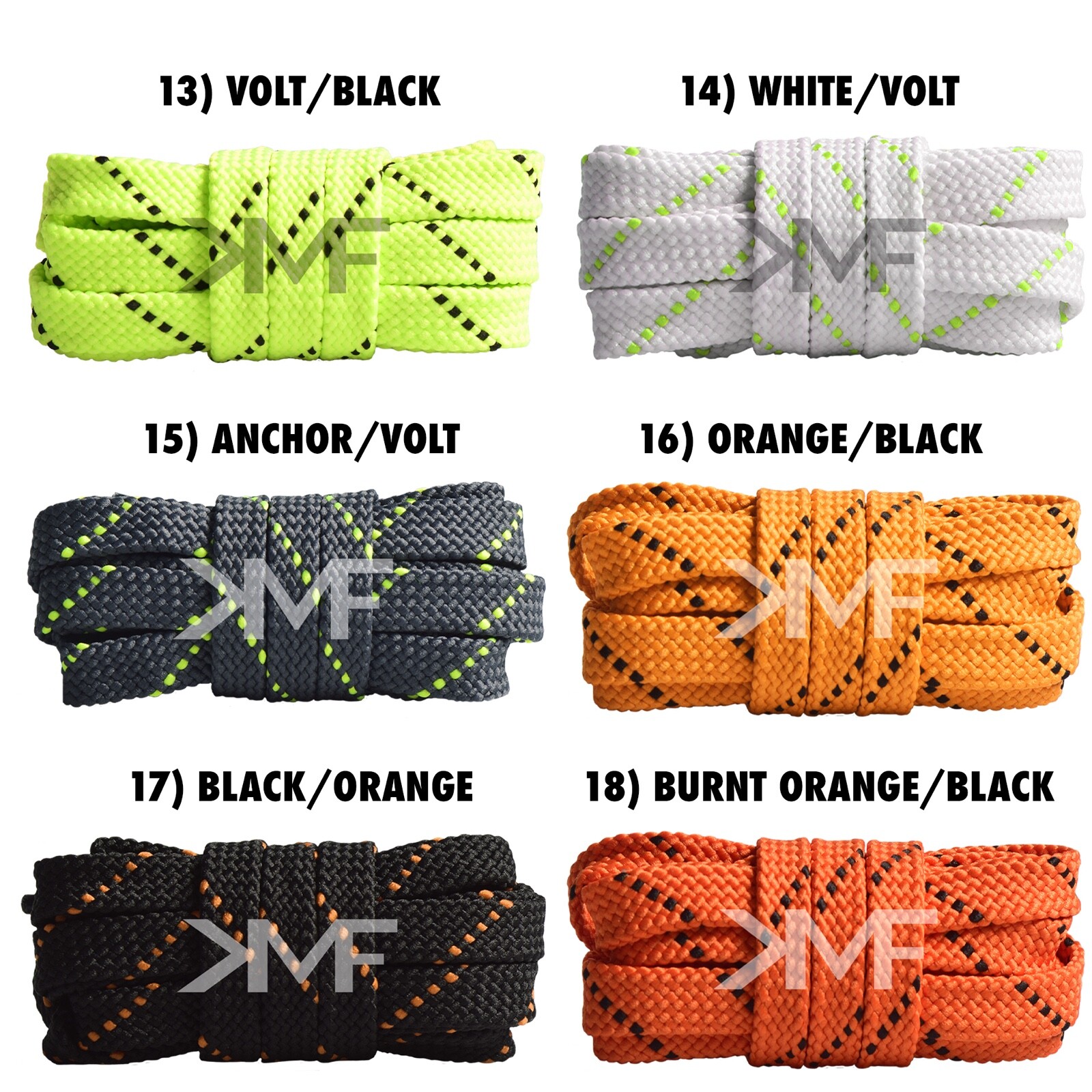FLAT PATTERN PREMIUM SHOELACES AWESOME REPLACEMENT LACES FOR ALL SHOES ALIKE