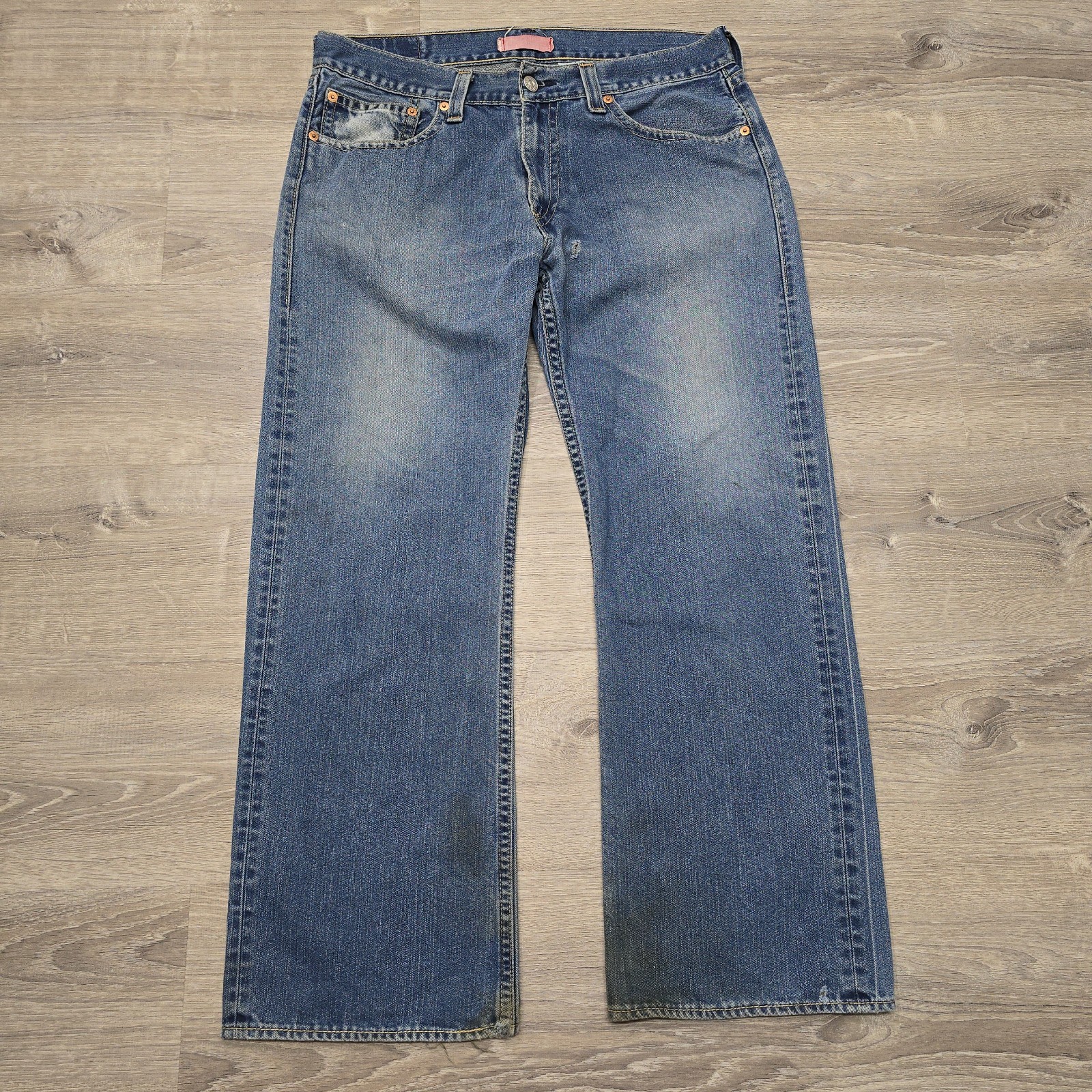 Vintage Levis Type 1 Jeans Loose Fit Blue Denim Red Tab 38×34 Quality Never Goes
