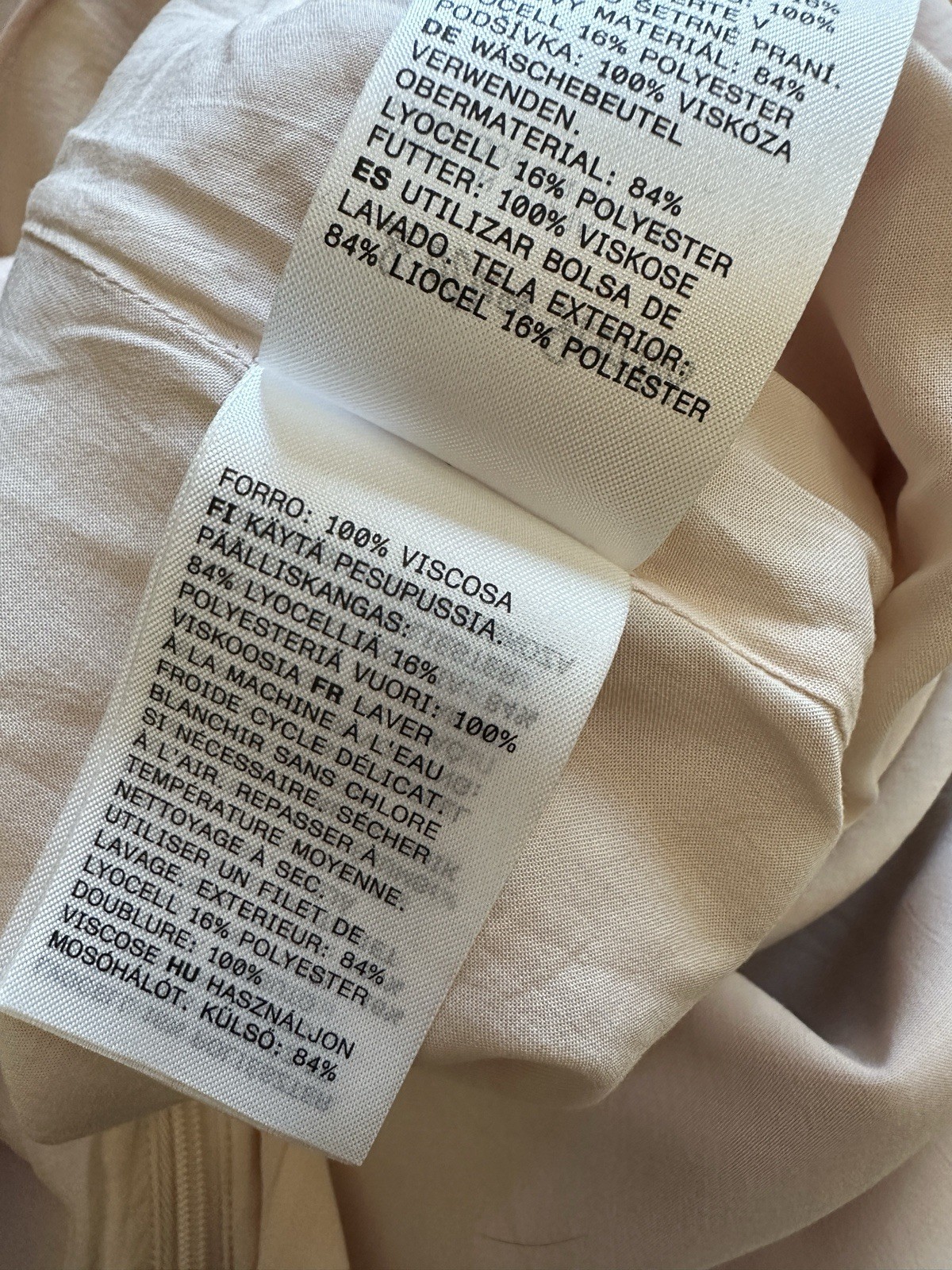 &Other Stories 100% Viscose Chiffon Printed, Fully Lined Dress, Sz 10, New