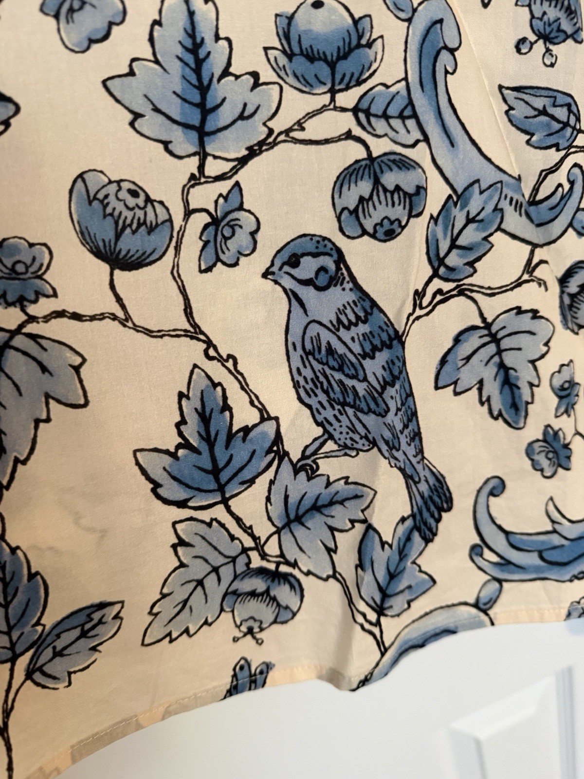 HILLIS BLOUSE – SÉZANE X ANTOINETTE POISSON – bluebirds print Size 36