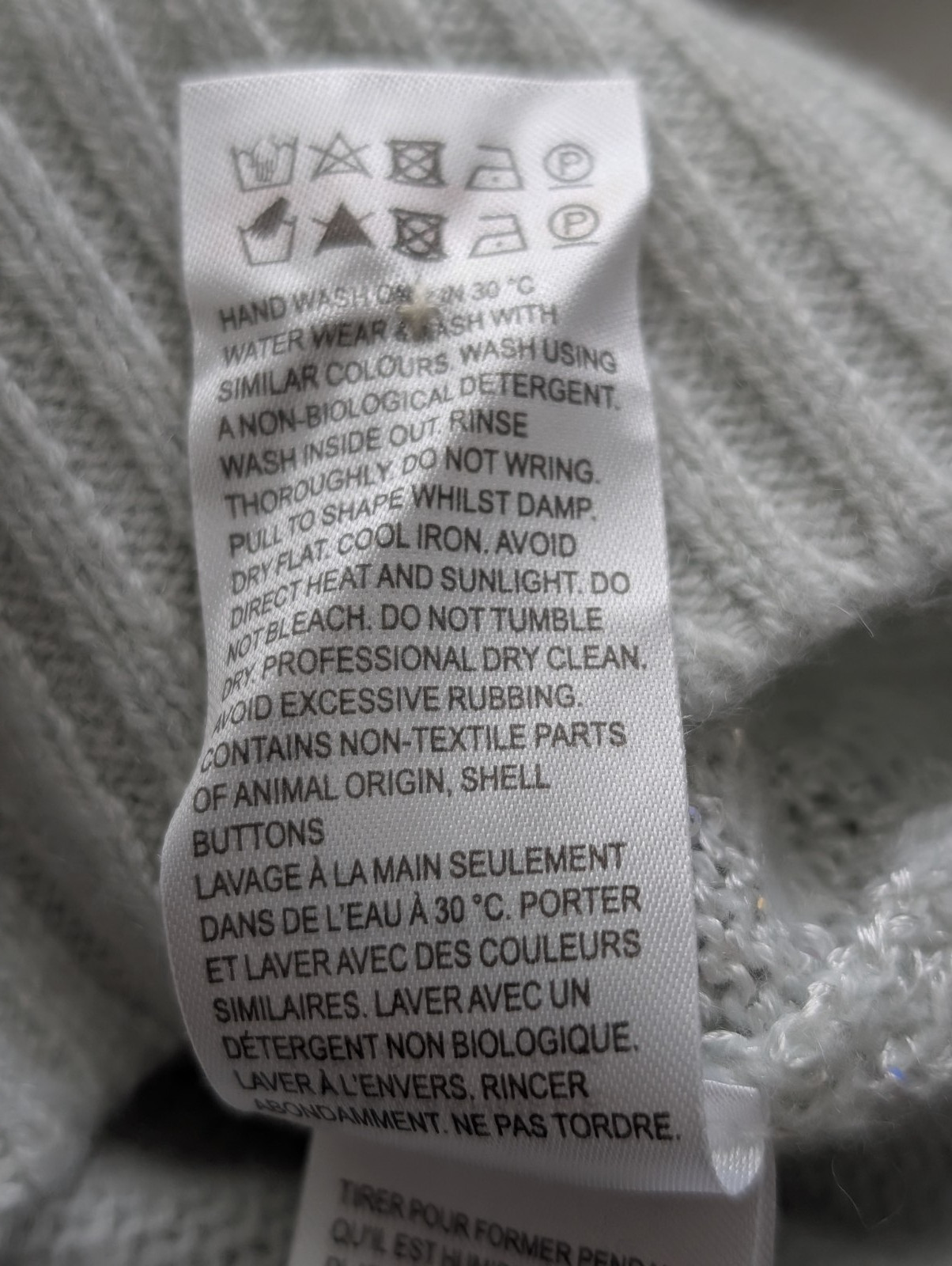Brodie Cashmere Cardigan 100% Cashmere Cardigan Sweater Size Small
