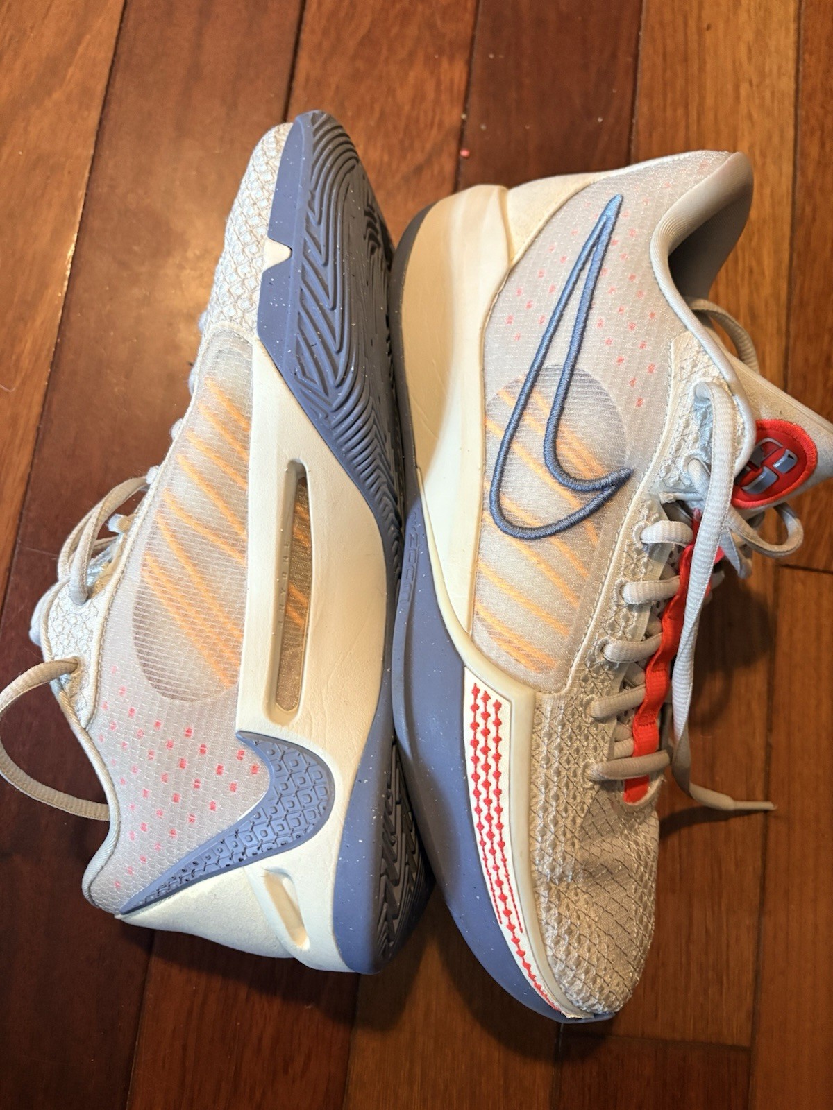 Nike Sabrina 1 Grounded Light Bone Laser Orange Basketball Shoes Men’s Size 9