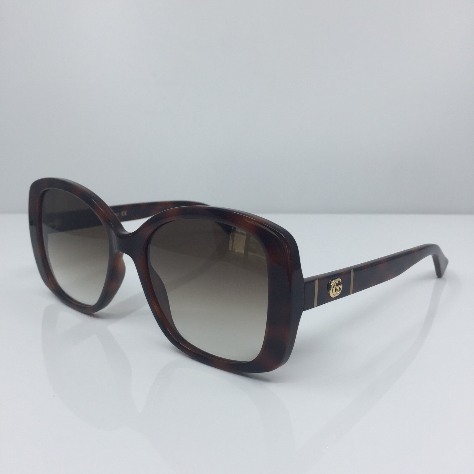 New Authentic GUCCI GG 0762 SUNGLASSES GG 0762S C. 002 Havana 56-18-145mm Italy