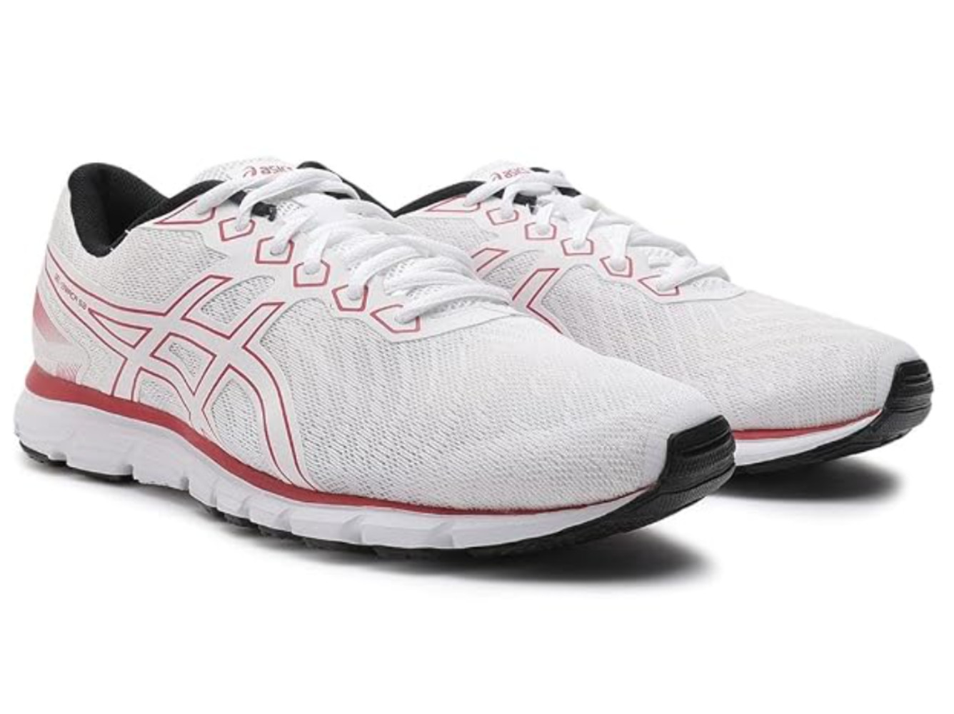 ASICS GEL-ZARACA 5 B “Brilliant White/Classic Red” Running Sneakers