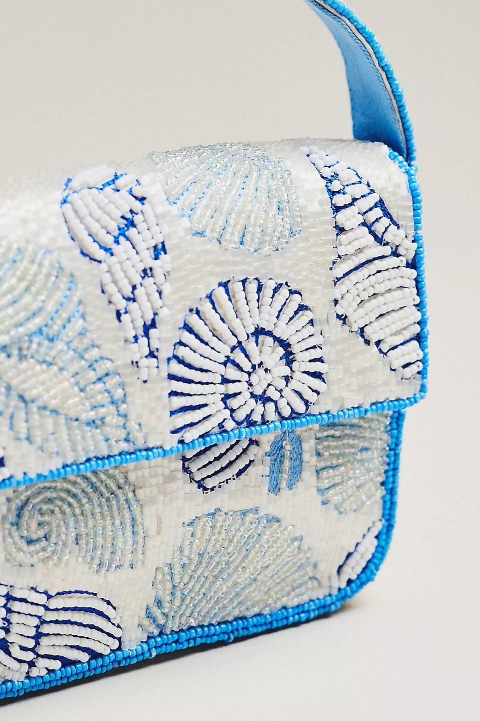 Anthropologie The Fiona Beaded Bag Icon Edition Clam Shells – NWT