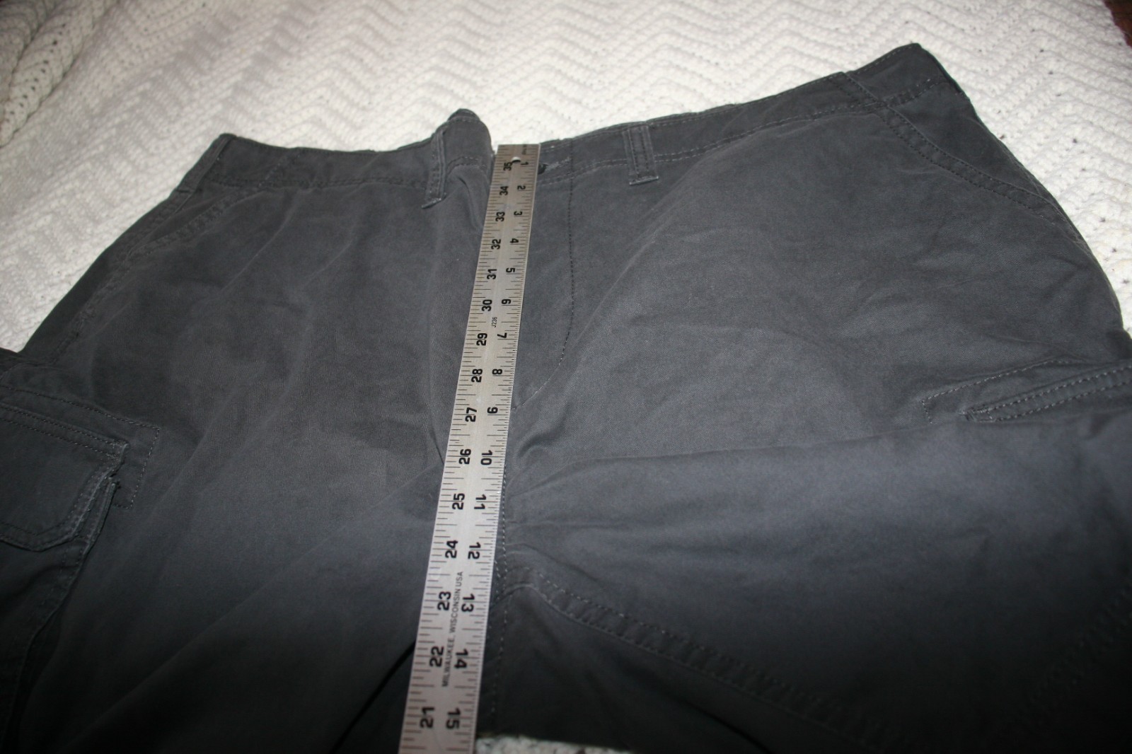 SONOMA men’s shorts size: 46 grey CARGO SHORTS BARLEY WORN! SHARP! CARGO!!!