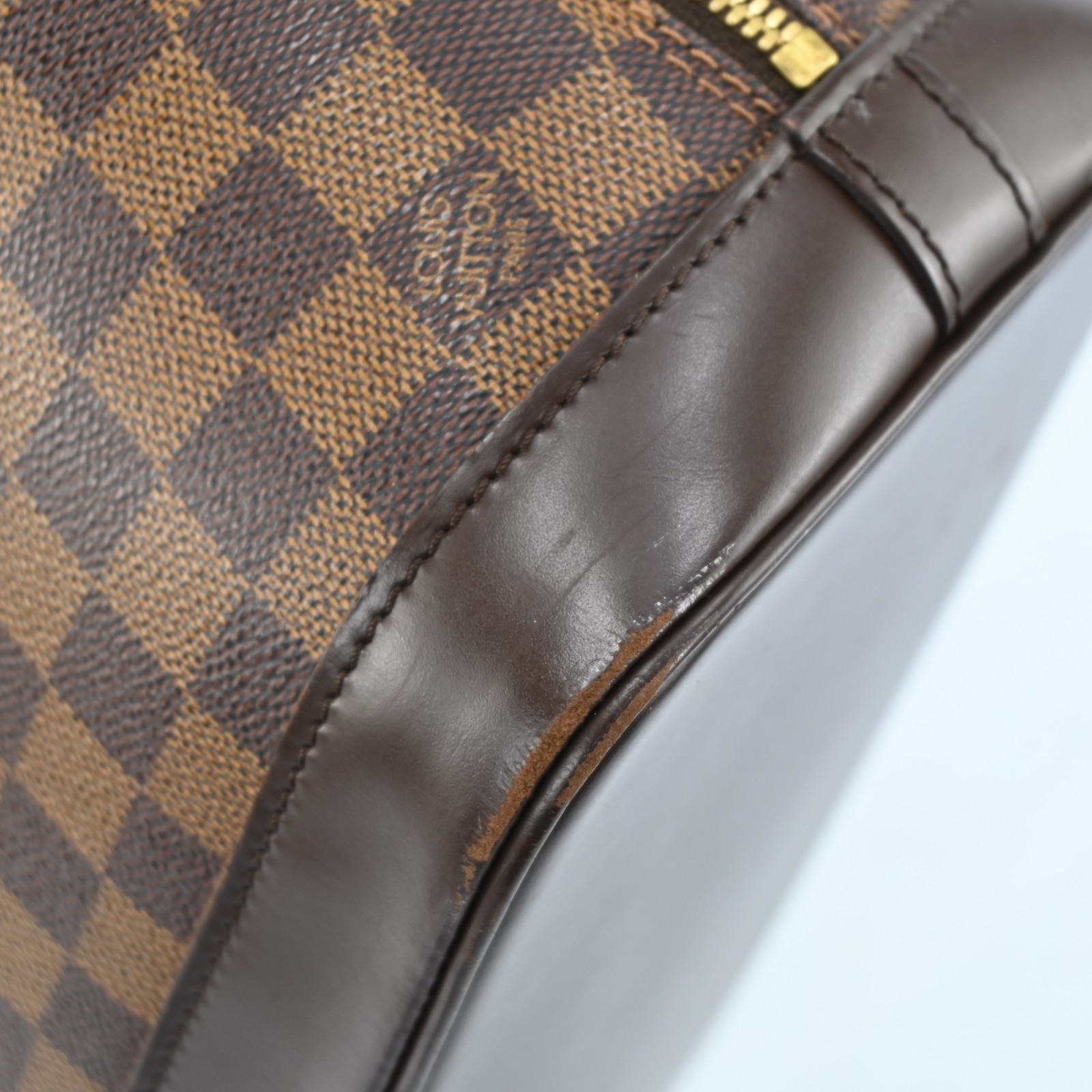 AUTH Louis Vuitton LV Hand Bag N51131 Alma Ebene Damier 4711251 N2785SA803