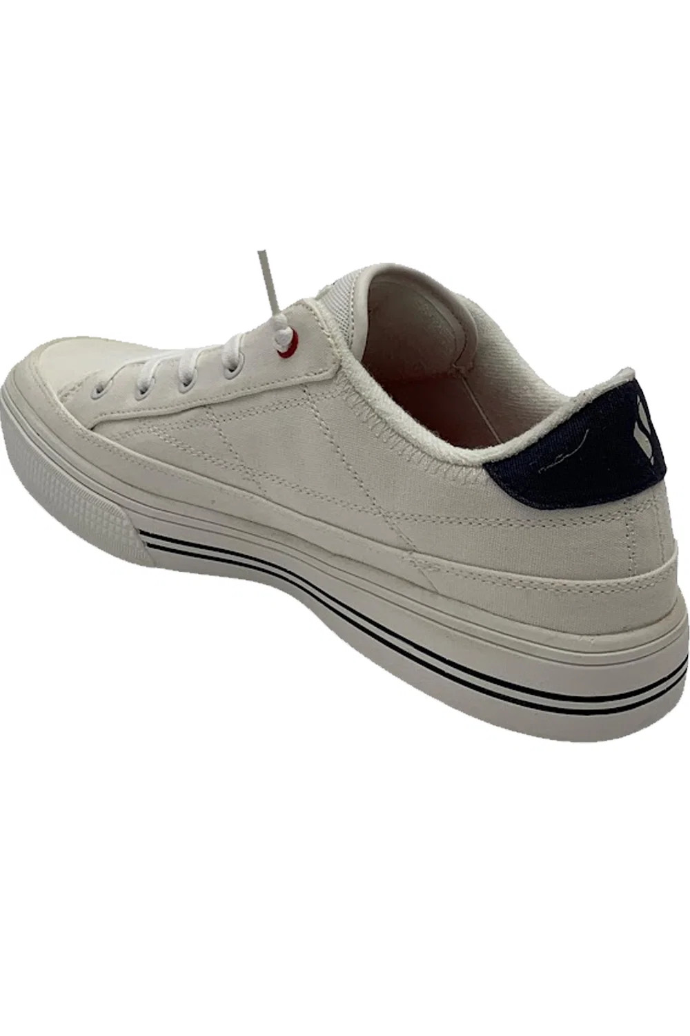 Skechers Arch Fit Washable Canvas Slip-On Arcade White