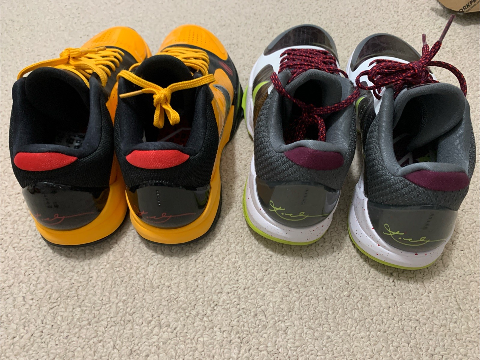 Two Pair Package – Nike Kobe 5 Protro Chaos & Kobe 5 Bruce Lee – US Men Size 10