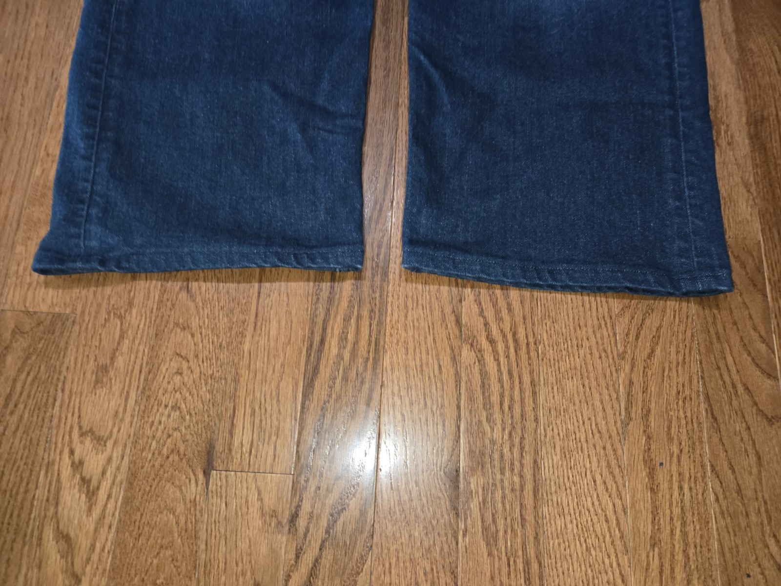 MENS LEVI’S 569 38X30 (FIT 38X28) LOOSE STRAIGHT FIT DARK BLUE JEANS A+ HEM JOB