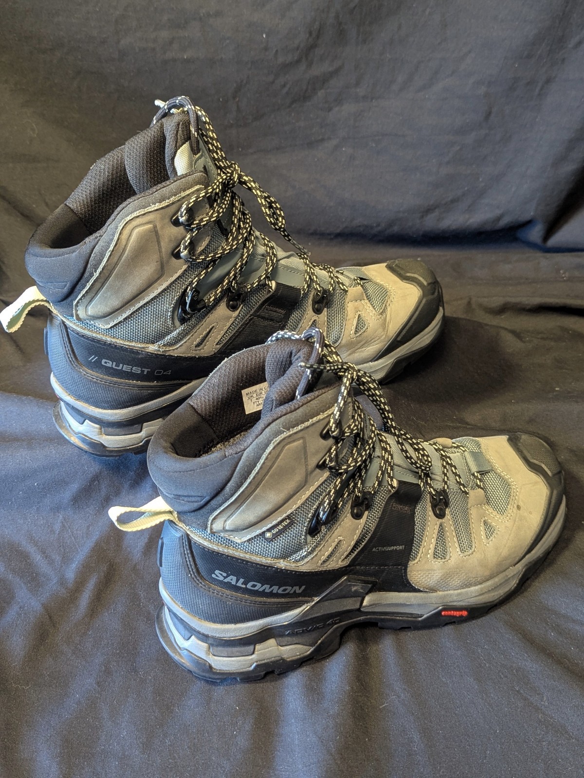 SALOMON QUEST 4 GORE-TEX HIKING BOOT – WOMEN’S EU 40-2/3 (US 8.5) Excellent Cond