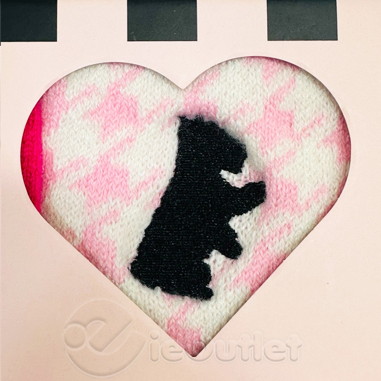BRAND NEW Juicy Couture Black Pink White Acrylic Blend Glove Set 3-Pair Pack NIB