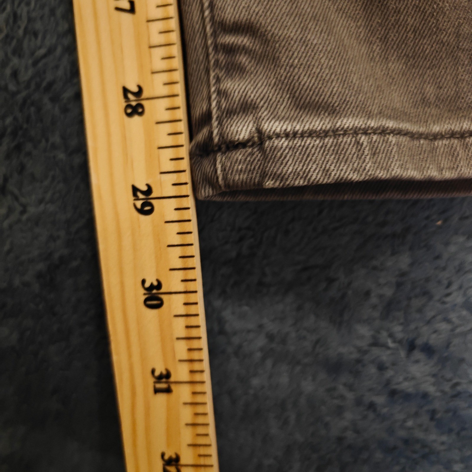 American Eagle Airflex+ Slim Jeans Mens 30×30 Grey Brown Stretch 012-0520-4127