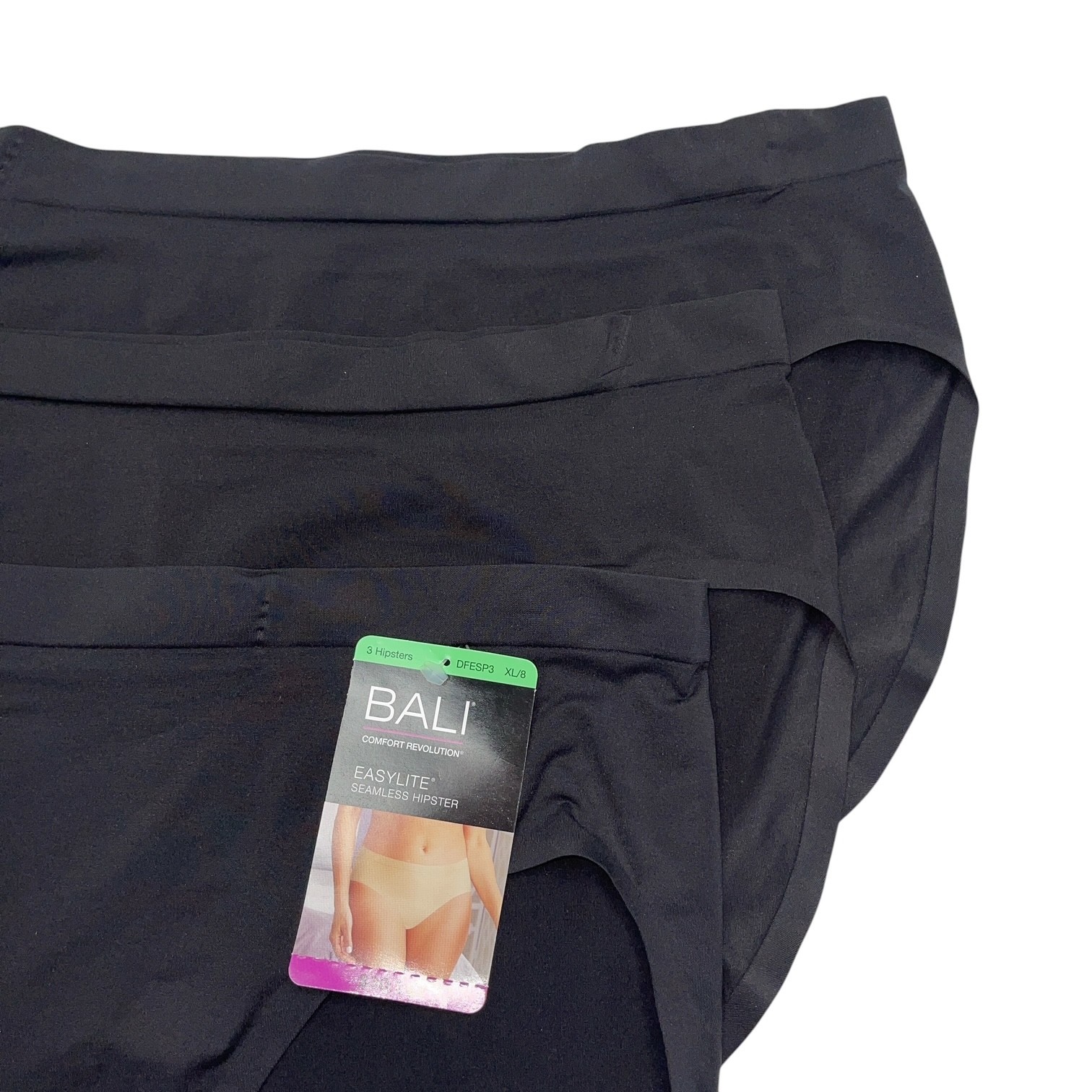 Bali Hipster Panties Easylite Seamless Smooth Comfort 3 Pair Underwear DFESP3