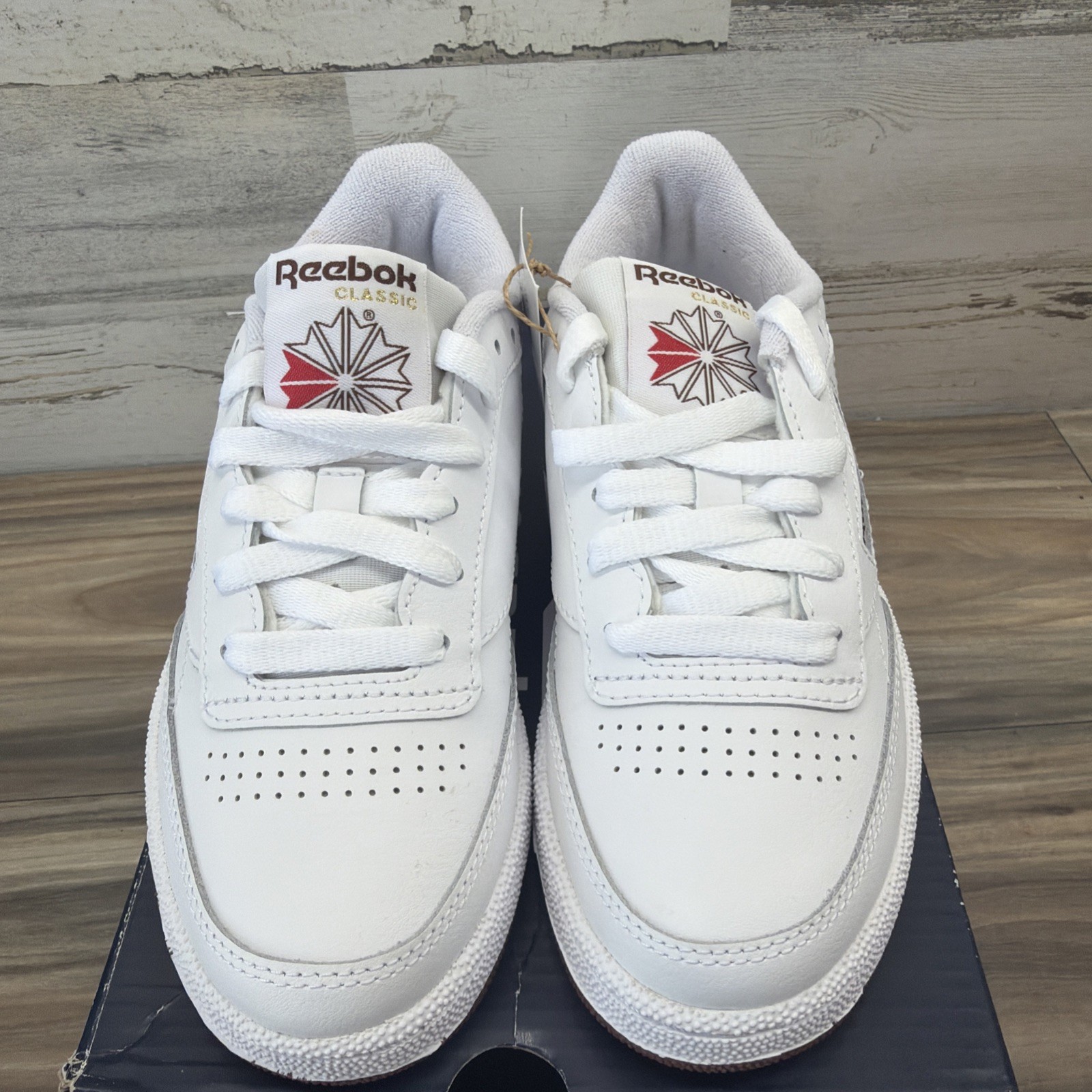 Reebok Classic Club C 85 White Trainers Mens Size 3.5 Women’s 5 Brand New In Box