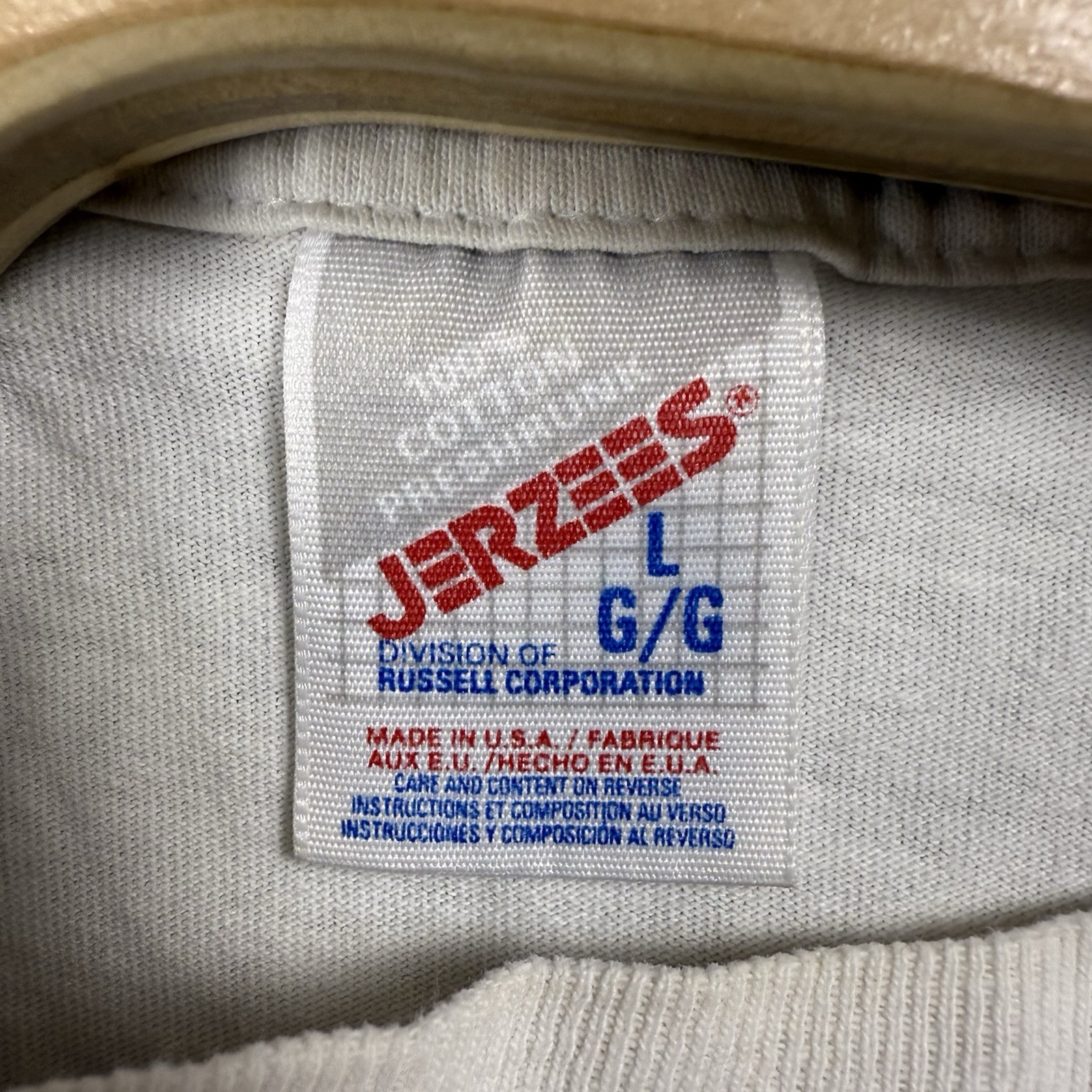 Vintage 1997 Good Guys Hot Rods Indy Nationals Jerzees Single Stitch TShirt Flaw