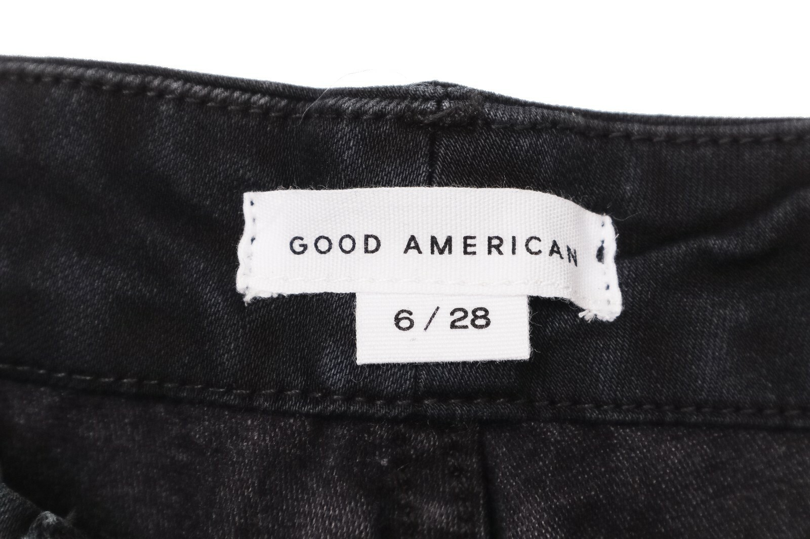 GOOD AMERICAN Good Waist Leather Mixing GWLM113ST Size 6 (28″ Waist) 29″ Inseam