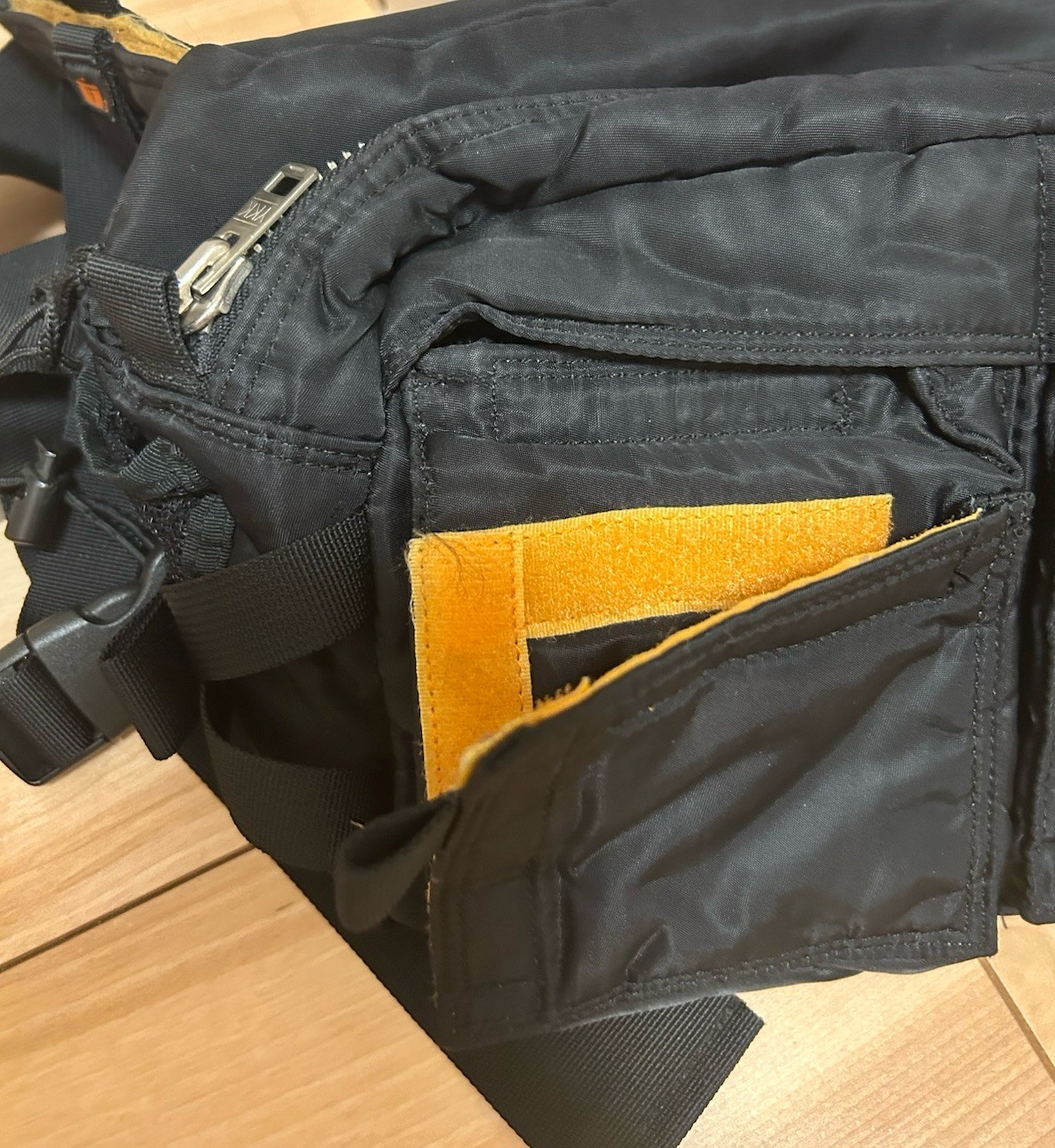 Porter Tanker Waist Bag Black W30 H20 D13cm Unisex Fashion Made In Japan
