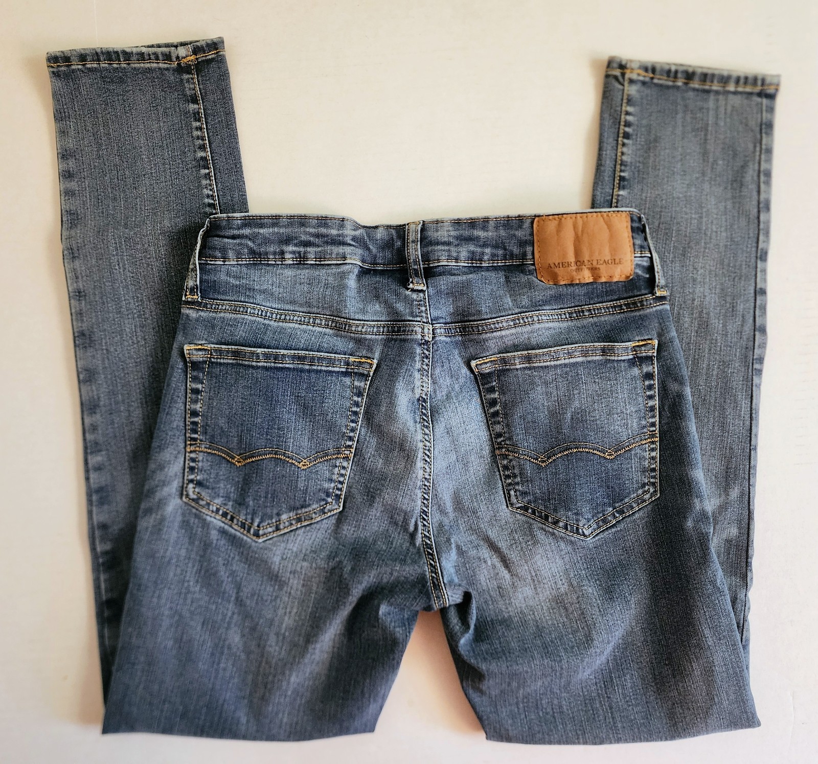 American Eagle Jeans Next Level Flex Slim Straight Medium Blue Size 31×32 Mens