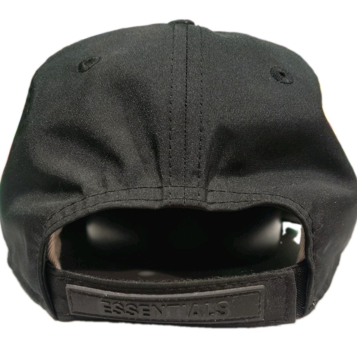 New Era x Fear Of God Essentials FOG 9Fifty Nylon Strapback Hat Cap Black