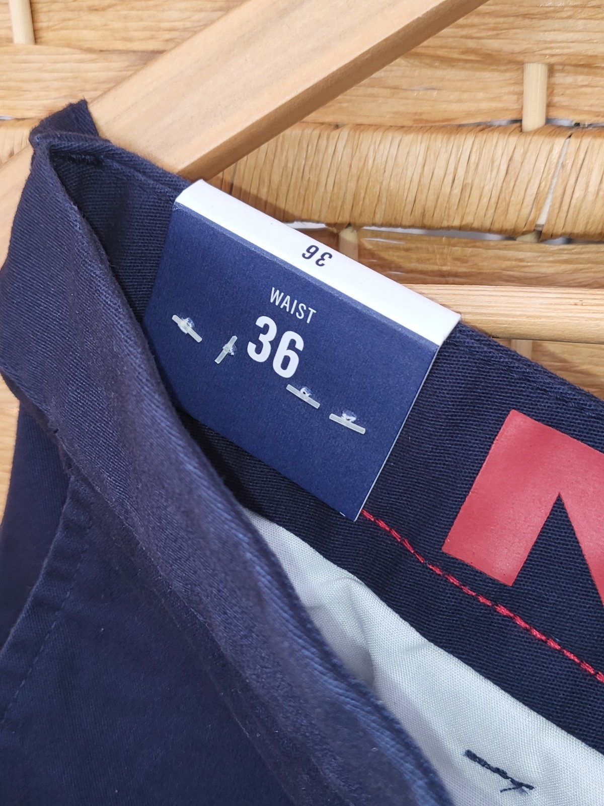 Nautica Men’s Navy Blue 38W The Deck Short Classic 98% Cotton 2% Elastane NWT