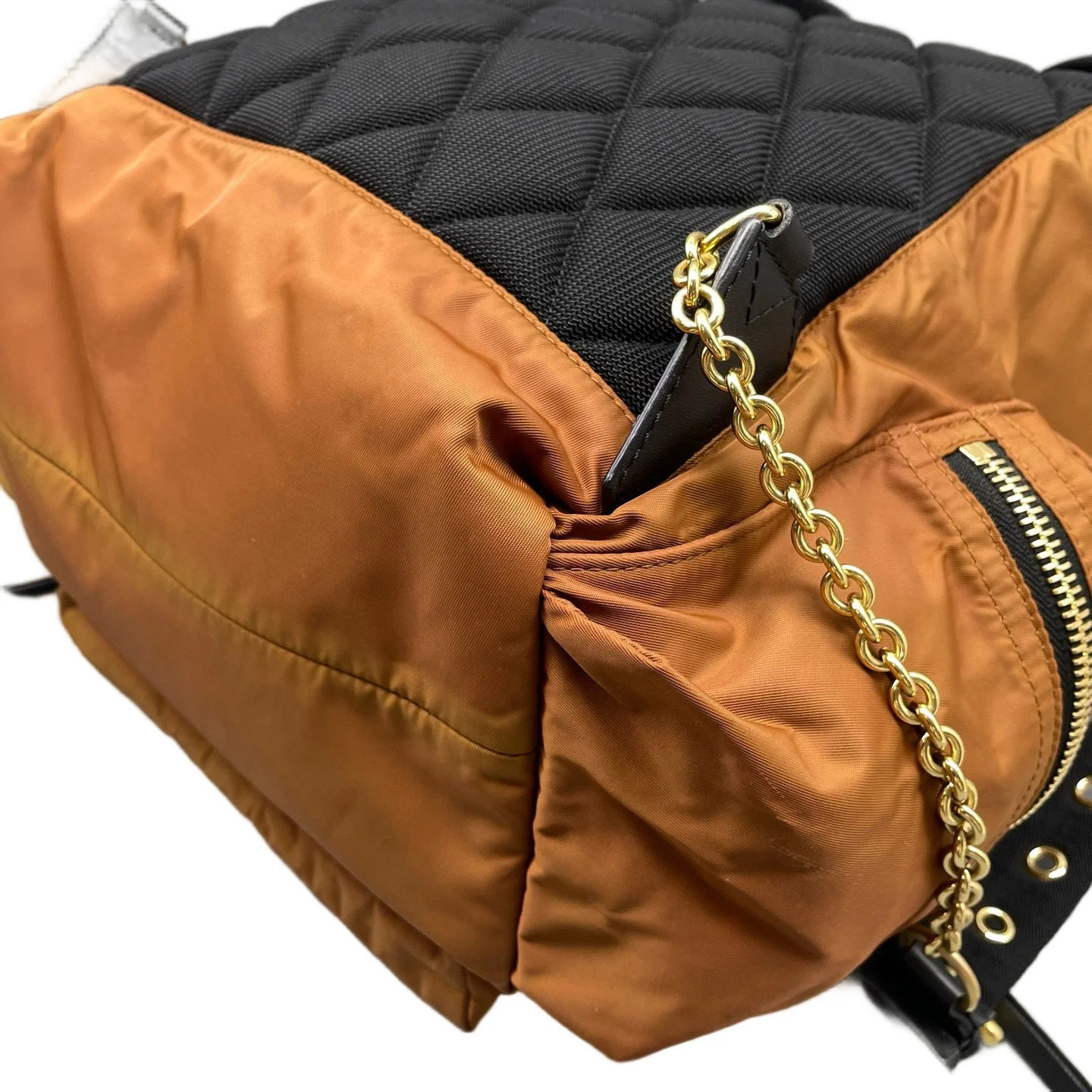 Burberry Medium Rucksack Backpack Brown Nylon (qy052726f5r)