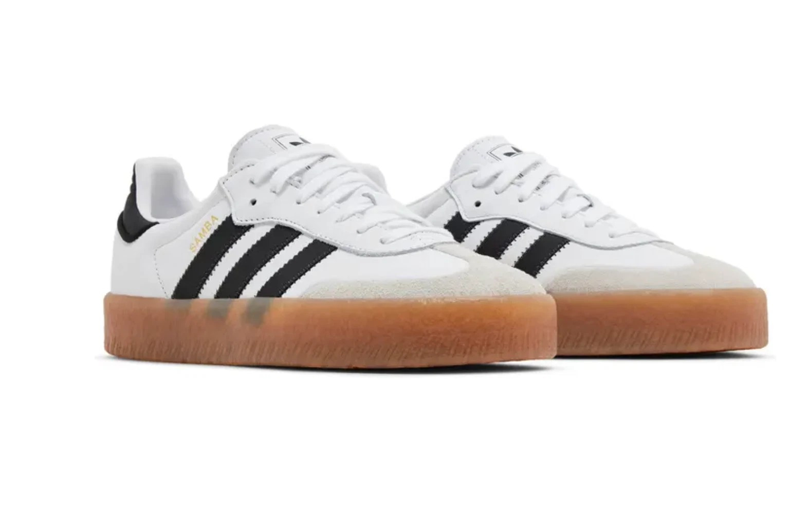 Adidas Women’s Sambae White/ Black/ Gum JI1349 Fashion Shoes