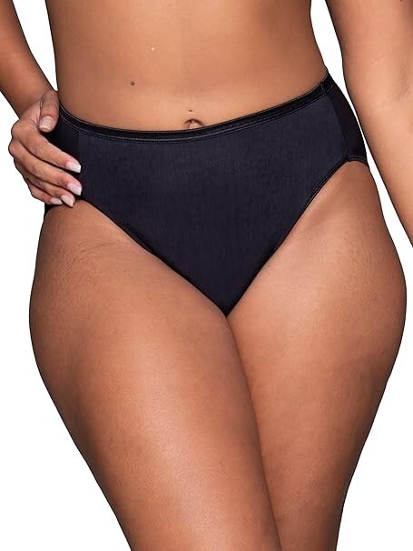 NWT 2-Pack Vanity Fair 10/3XL Illumination High Cut Panty Brief Assorted 13108