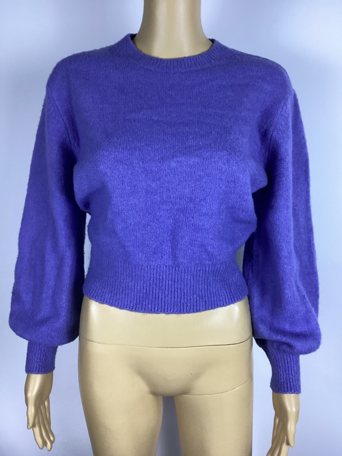 & Other Stories Cashmere Lavender Sweater Puff sleeve XS