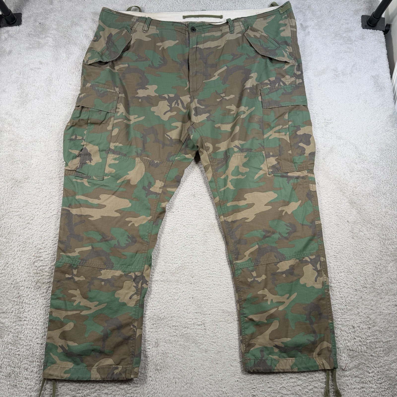 Polo Ralph Lauren Pant Men 44×30 (Fit 48×28) Cargo Camo Military Surplus Utility