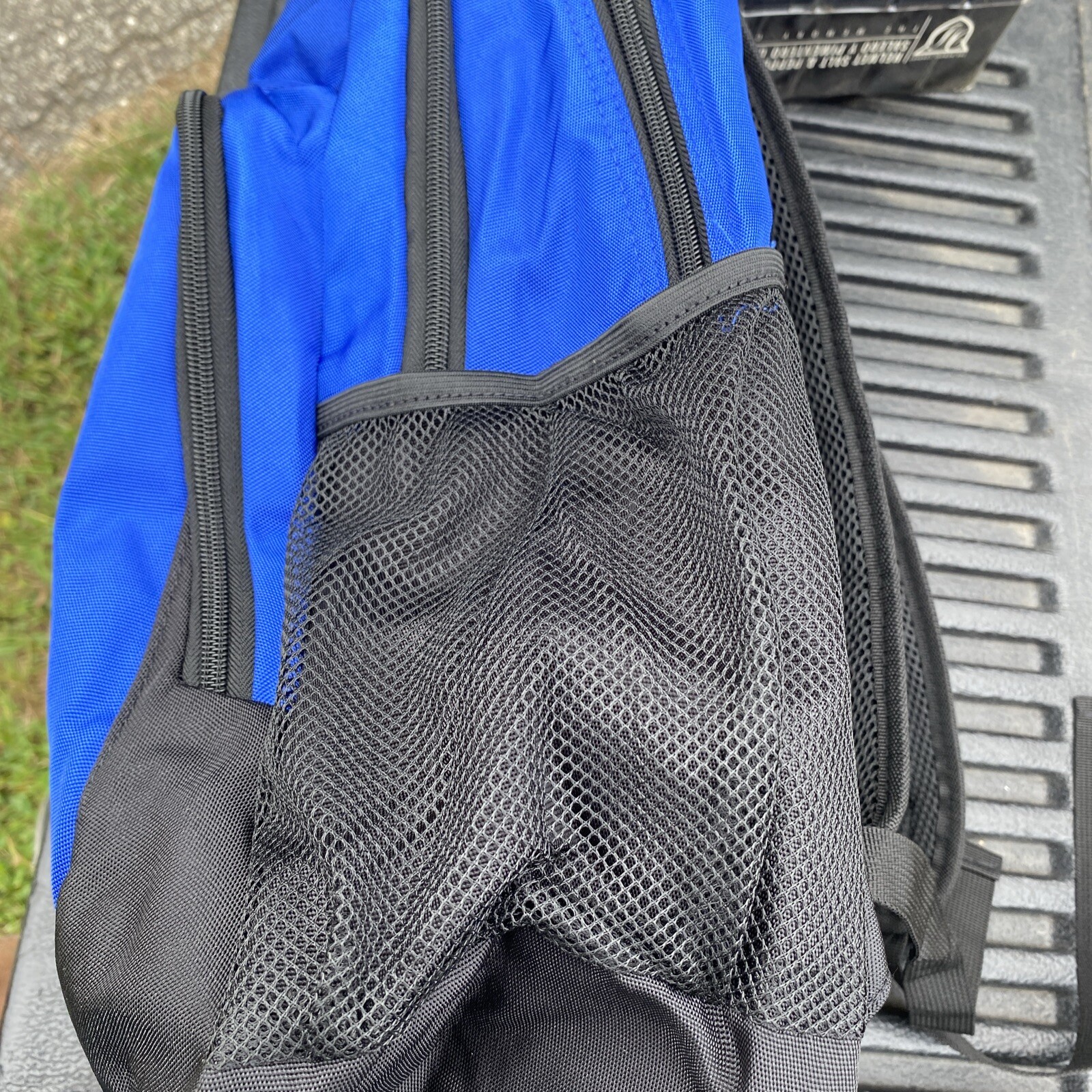Sea World Backpack Official Orlando Large Blue Black Multiple Pockets Zipper NWT